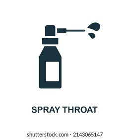 Spray Throat icon. Simple element from healthcare collection. Creative Spray Throat icon for web design, templates, infographics and more