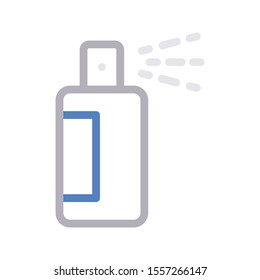 spray vector colour line icon