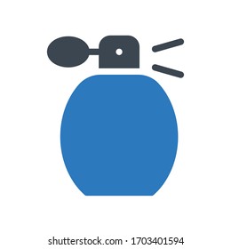 spray vector glyph color icon 