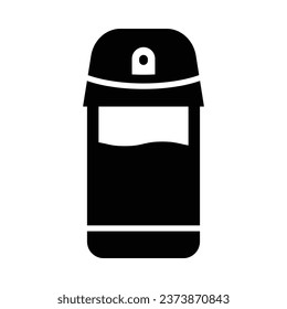 Spray Vector Glyph Icon For Personal And Commercial Use.
