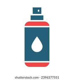 Spray Vector Glyph Two Color Icons For Personal And Commercial Use.
