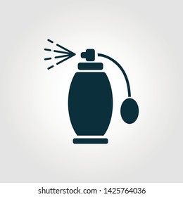 Spray vector icon illustration. Creative sign from barber shop icons collection. Filled flat Spray icon for computer and mobile. Symbol, logo vector graphics.