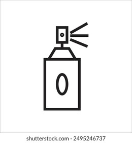 spray vector icon line template