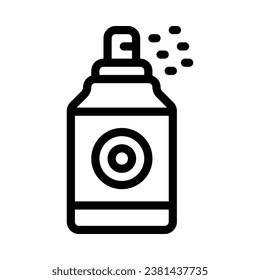 spray vector icon on white background