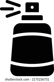 Spray Vector illustration on a transparent background.Premium quality symbols.Glyphs vector icon for concept and graphic design.