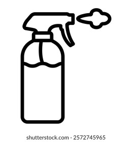 Spray Vector Line Icon Design