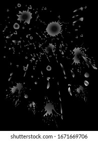 Spray vector paint, watercolor splash background, colorful paint drops texture