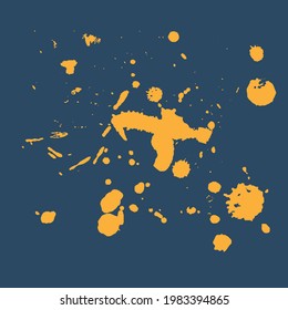 Spray vector paint, watercolor splash background. Dirty artistic vector design elements, boxes, frames for text, labels, logo. Hipster stickers, paintbrush grunge stamp label backgrounds