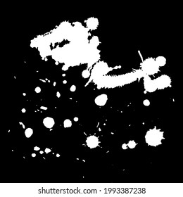 Spray vector paint, watercolor splash background, colorful paint drops texture