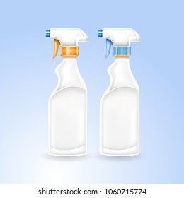 spray for window cleaning, vector illustration