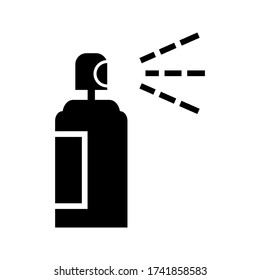 Spray-can  icon or logo isolated sign symbol vector illustration - high quality black style vector icons
