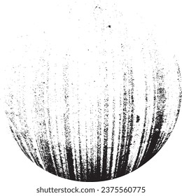 Schwarze Kreisform gespritzt .Graffiti art design . Geräuschstreuungskreis Spritzeffekt .Grunge Textur . Distressives Element .Vektor 