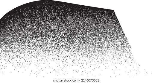 Spray Black Line .Graffiti art design . Logo zur Rauschdispersion. Spritzeffekt .Grunge, graue, grittige Textur . Distressives Element .Vektor 