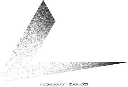 Spray Black Line .Graffiti art design . Logo zur Rauschdispersion. Spritzeffekt .Grunge, graue, grittige Textur . Distressives Element .Vektor 