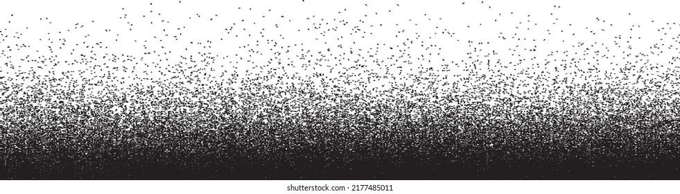 Sprayed black line .Graffiti art design . Noise dispersion logo . Spray effect .Grunge, grainy, gritty texture . Distressed element .vector 