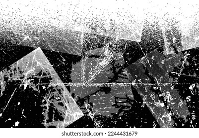 Sprayed black line .Graffiti art design . Noise dispersion logo . Spray effect .Grunge, grainy, gritty texture . Distressed element .vector 