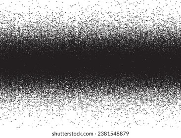 Spray Black Line .Graffiti art design . Logo zur Rauschdispersion. Spritzeffekt .Grunge, graue, grittige Textur . Entferntes Element .Vektor . Gerade Linie mit Schatteneffekt