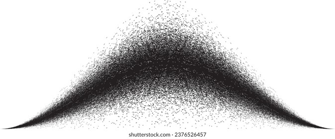 Die schwarze Linie mit Graffiti-Design. Logo zur Rauschdispersion. Spritzeffekt.Grunge gekrümmte Linie . Grainy, gritty strukturierte Linie . Distressives Element .Vektor 
