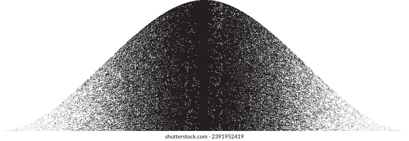 Sprayed black wavy line .Graffiti art design . Noise dispersion logo . Spray effect .Grunge curved line . Grainy, gritty textured line . Distressed element .vector 