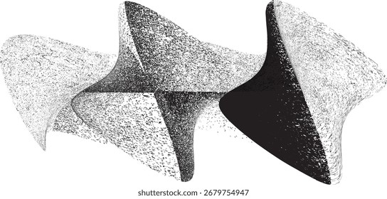 Línea ondulada negra rociada. Diseño de arte de graffiti. Logotipo de dispersión de ruido . Efecto de pulverización. Grunge línea curva . Línea texturizada granulada y arenosa. Elemento con problemas .Vector
