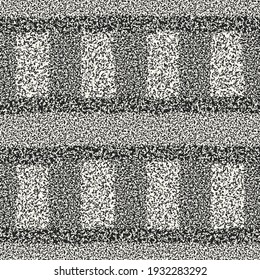Sprayed Ink Textured Blocks Seamless Pattern