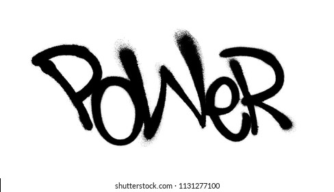 Sprayed Four Font Overspray Black Over Stock Vector (Royalty Free ...