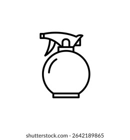 Sprayer Bottle Icon For Cleaning Product Concept Illustration