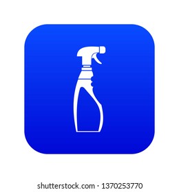 Sprayer bottle icon digital blue for any design isolated on white vector illustration