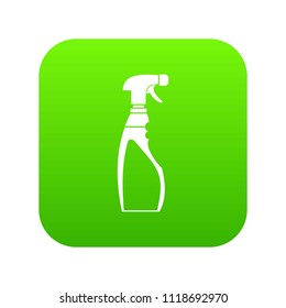 Sprayer bottle icon digital green for any design isolated on white vector illustration