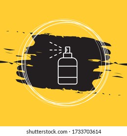 Sprayer Bottle Icon Vector Illustration Eps10