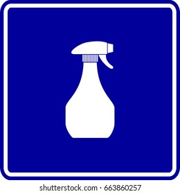 sprayer bottle sign