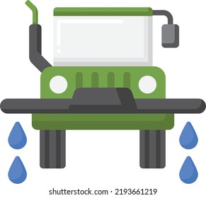 sprayer cartoon vector illustration stock illustration