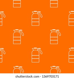 Sprayer container pattern vector orange for any web design best