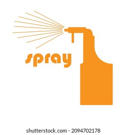 sprayer design with concept black and white
