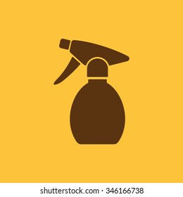 The sprayer icon. Atomizer symbol. Flat Vector illustration