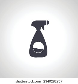 sprayer icon. clean sprayer bottle icon.