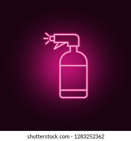 sprayer icon. Elements of Sprinkler in neon style icons. Simple icon for websites, web design, mobile app, info graphics