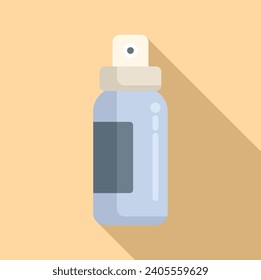 Sprayer icon flat vector. Air nozzle can. Container water gun