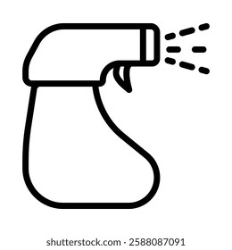 Sprayer icon illustration in line style. Perfect for website mobile app presentation. Suitable for any user interface and user experience