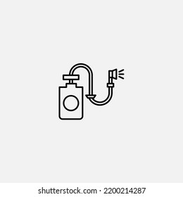 Sprayer icon sign vector,Symbol, logo illustration for web and mobile