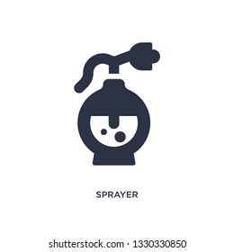 sprayer icon. Simple element illustration from farming concept. sprayer editable symbol design on white background. Can be use for web and mobile.