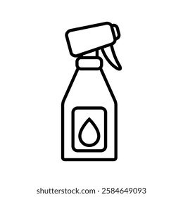 Sprayer icon vector. Fertilizer illustration sign. Watering symbol or logo.