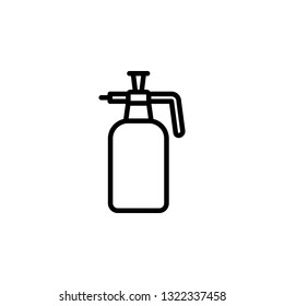 Sprayer Icon Vector Illustration in Line Style for Any Purpose