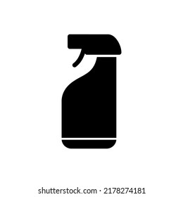 plantilla de logotipo de ilustración vectorial de icono de pulverizador para muchos fines. Aislado sobre fondo blanco. estilo glifo.