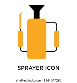 Sprayer icon vector isolated on white background for your web and mobile app design, Sprayer logo concept