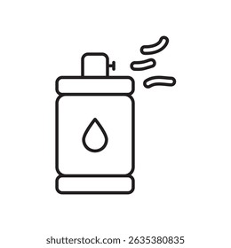 sprayer icon with white background vector stock illustration