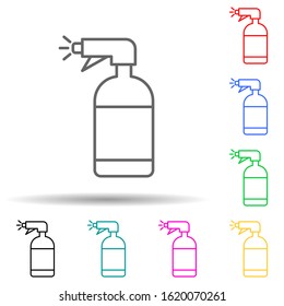 sprayer multi color style icon. Simple thin line, outline vector of sprinkler icons for ui and ux, website or mobile application