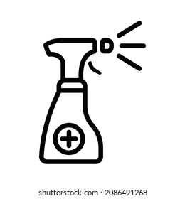 sprayer. simple icon design, best used for banner, flayer, or web application. Editable stroke with EPS 10 file format