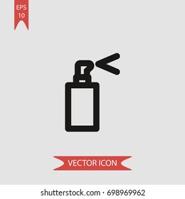 Sprayer vector icon, illustration symbol