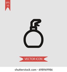 Sprayer vector icon, illustration symbol